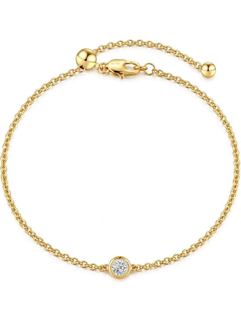 Dainty Gold Chain Bracelet for Women | 14K Gold Filled Jewelry for Daily Wear